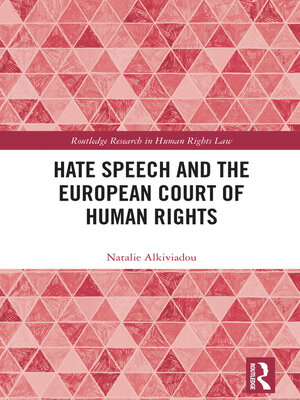 cover image of Hate Speech and the European Court of Human Rights